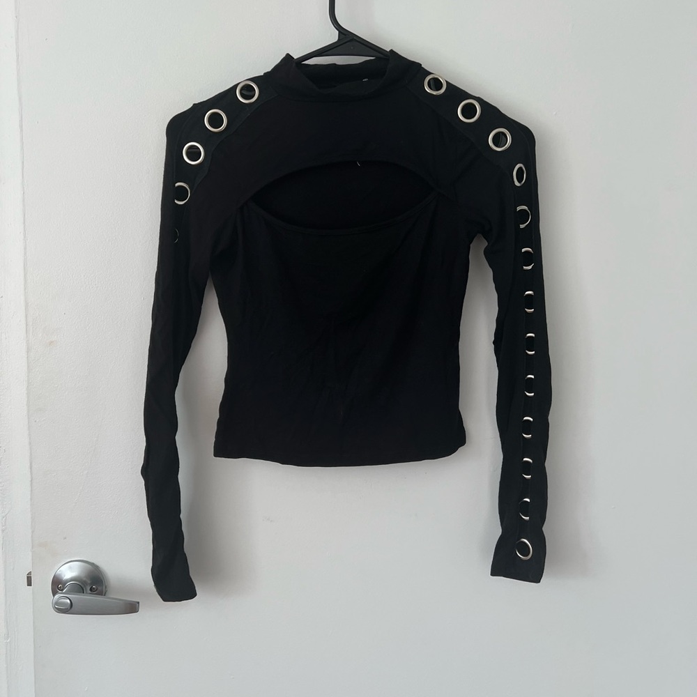 LF black party top